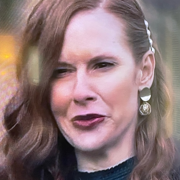 Gold Pearl Nest Drop Earrings - Picture 13 of 13